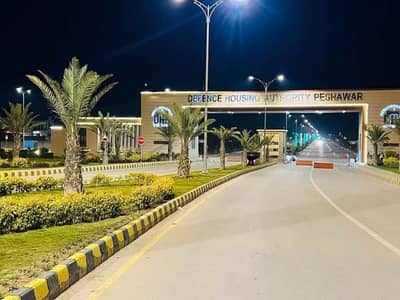 2 Kanal South Facing Plot With 14 Feet Green-Belt On Main Double Road Is Available For Sale In Sector Prism DHA Peshawar
