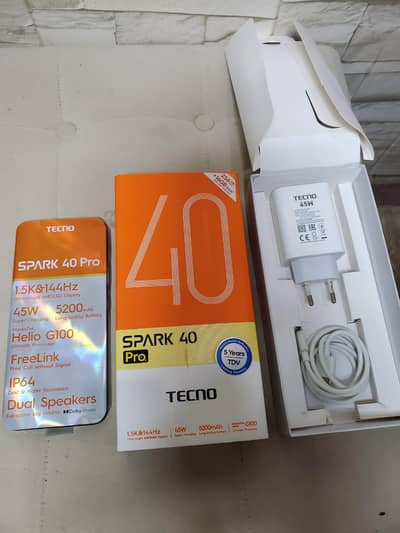 Tecno Spark 40 Pro 8GB 256GB |  9 Months Warranty