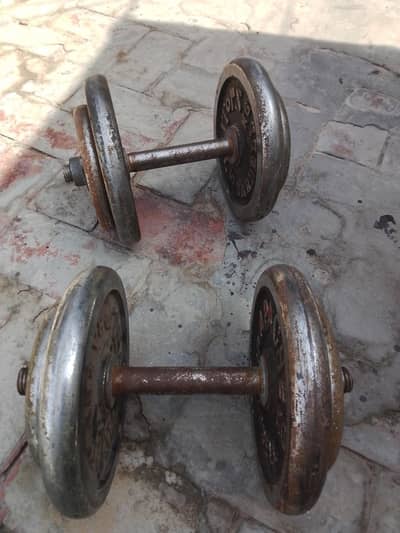 28kg Complete Home Gym Set - Adjustable Dumbbells & Chest Rod Pair