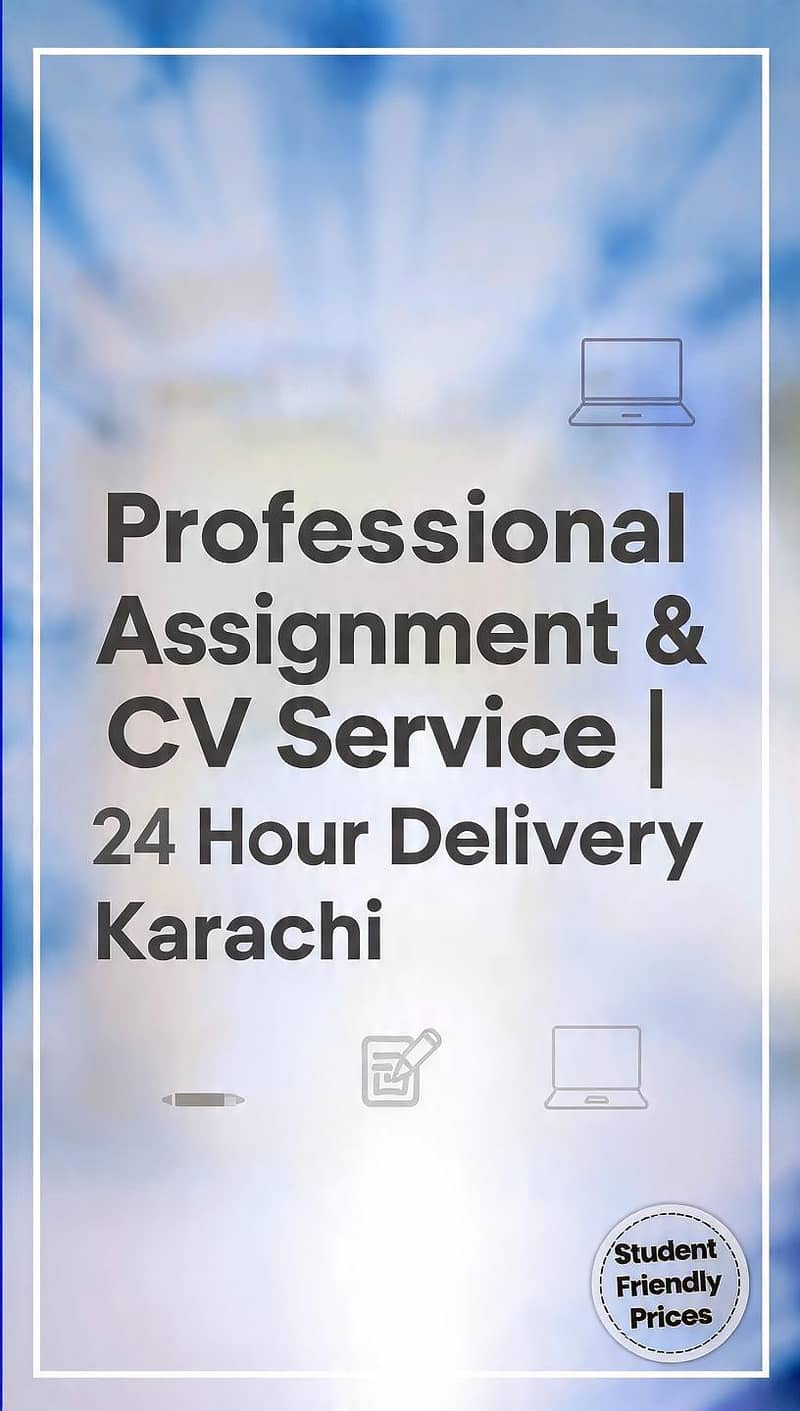 Assignment Typing | CV Resume | Data Entry - Student Discount 0