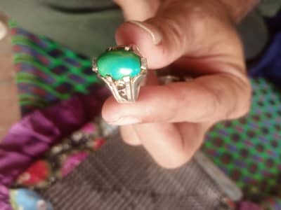 Hussaini Feroza silver ring for sale