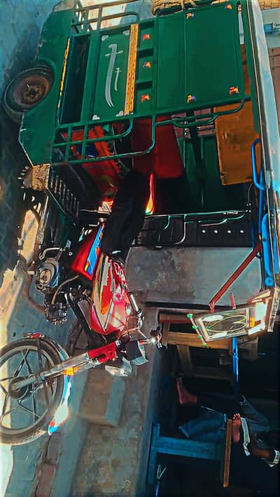 Chinche riksha good condition united bike 100cc all punjab register