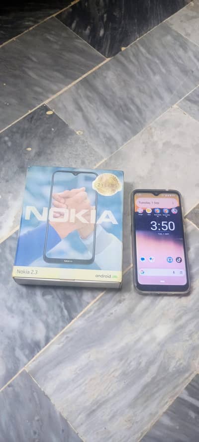 Nokia 2.3 mobile 2/32 gb phone best for normal use with box