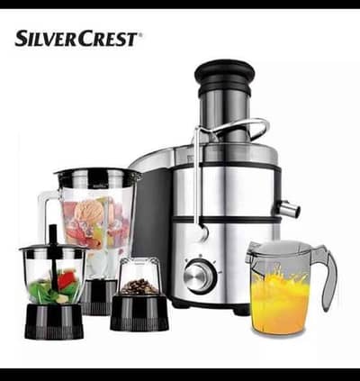 Silver Crest 4 in 1 food processor l juicer l. Blender  l Mincer