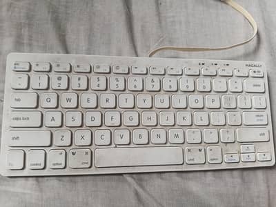 Macally slim keyboard for laptop and pc
