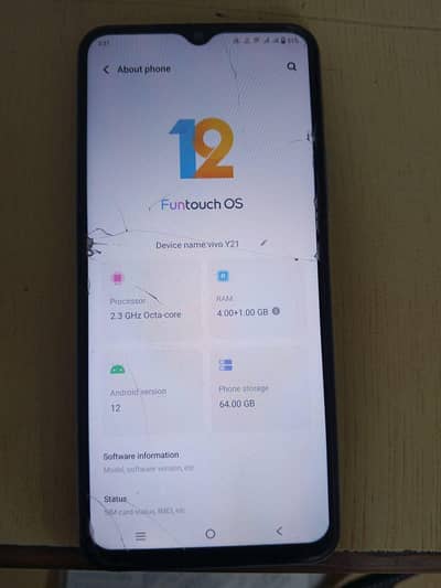 Vivo Y21 4/64 with original box
