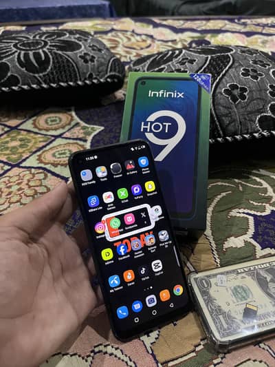 Infinix Hot 9 with box