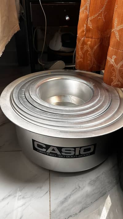 Casio brand 7 sizes pot set. Brand new