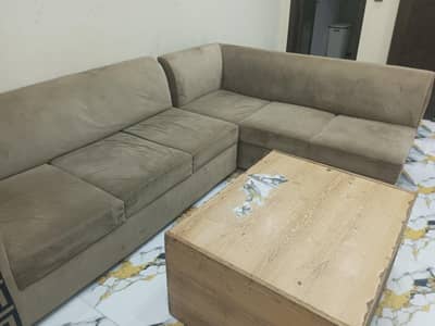 L shaped sofa
