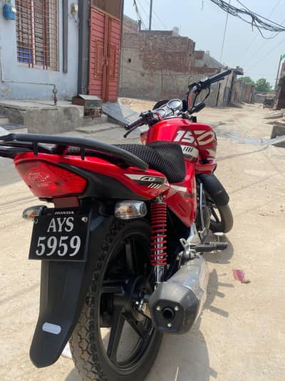 Honda CG 150F Red | Self Start