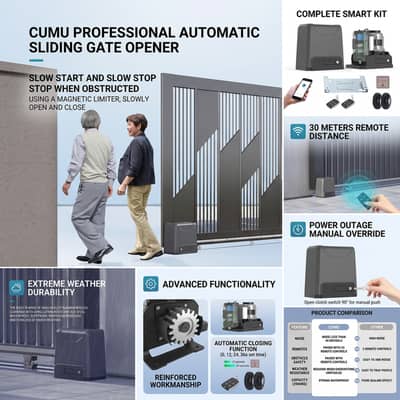 Auto Gate sliding Automatic Motor 1000 kg,pure copper 5 year warranty