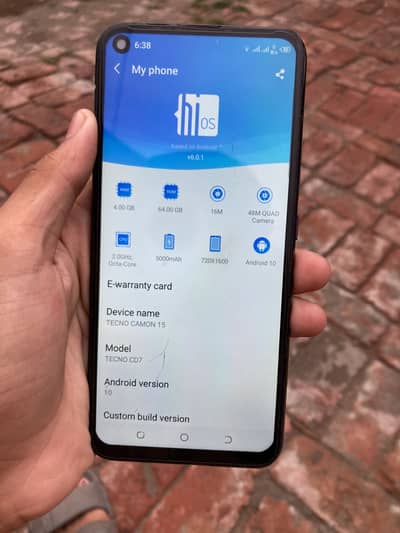 Tecno CAMON 15