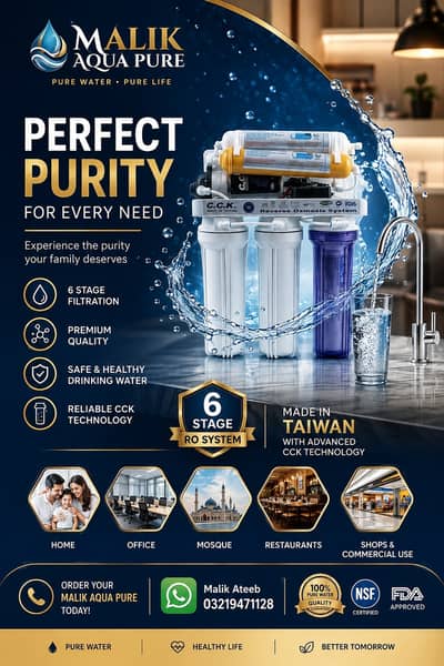 CCK Water Filter 6 Stage Reverse Osmosis RO System - Taiwan Import