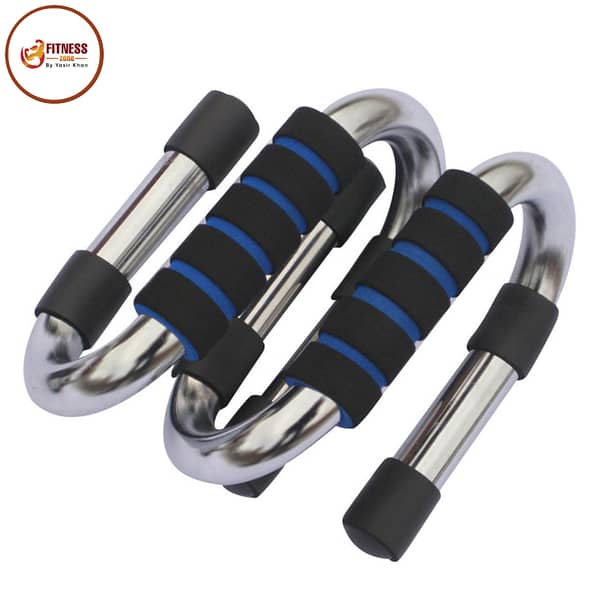 Push Up Stand Bar – Sturdy Metal Build with Anti-Slip Grips to Enhance Push Up Technique and Workout Effectiveness