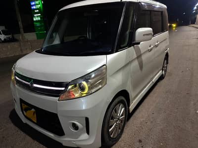 Suzuki spacia custom turbo  2014 17 full original condition