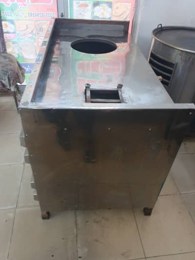 Commercial Stainless Steel Stove & Food Display Counter