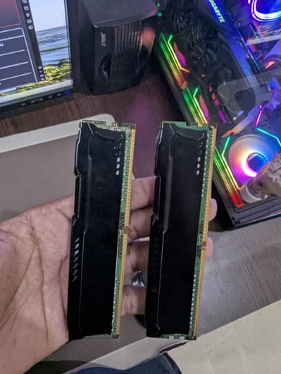 16GB Ram 8GB x2 DDR4 2400mtz Heatsink Wali