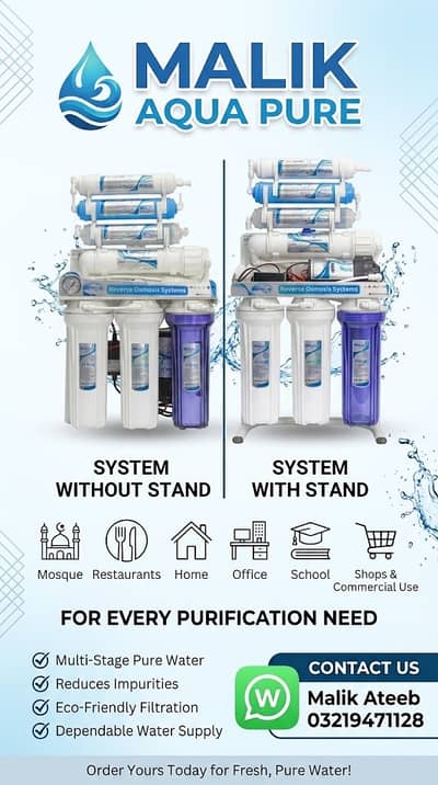 Axtron 7 Stage Reverse Osmosis RO Water Plant (Made in Vietnam) – Dual
