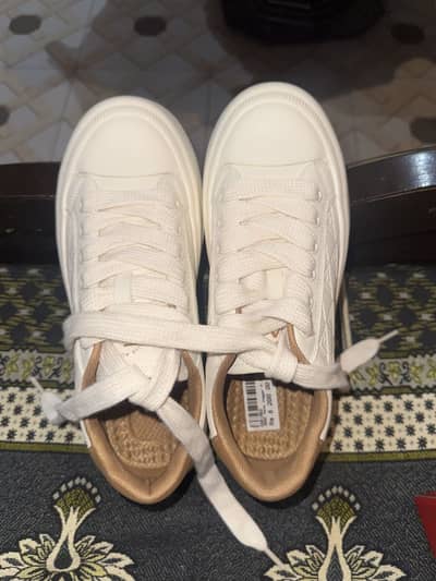 LYTND White Chunky Platform Sneakers  - Unisex