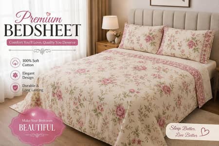 Branded/Bedsheets/cotton/Cristal