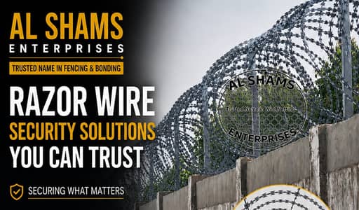 Razor Wire Fence, Crimped Mesh, Welded Mesh & Hesco Bags, Jali