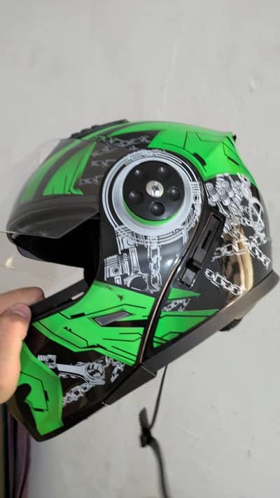 Super Air New Helmet in Green Color
