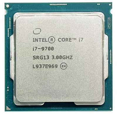 Intel i7 9700 processor