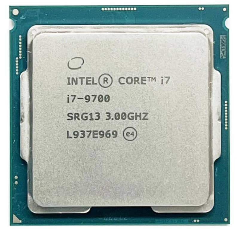 Intel i7 9700 processor 0