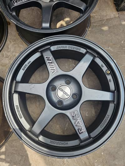 17 inch rays te 37 rims 4 nut 100 pcd