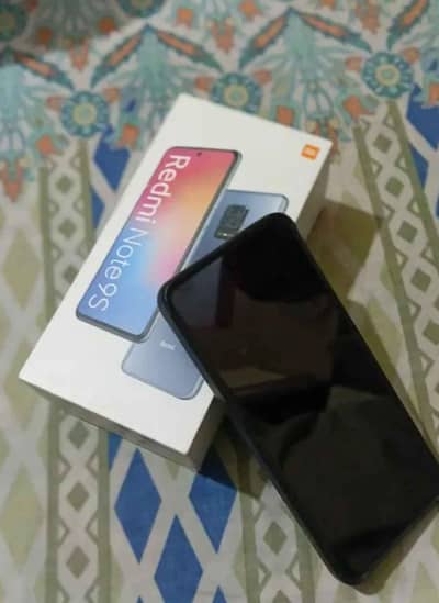 Xiaomi Redmi Note 9S only back change condition neat 10by10 with box