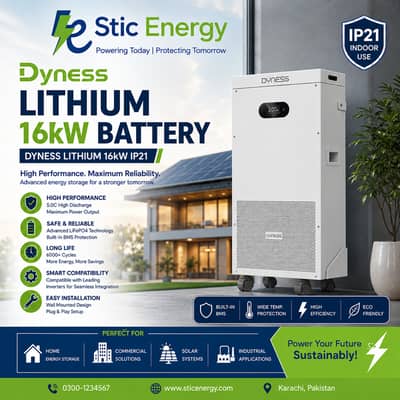 Dyness Lithium Battery 16kW IP21 | Solar Energy Storage