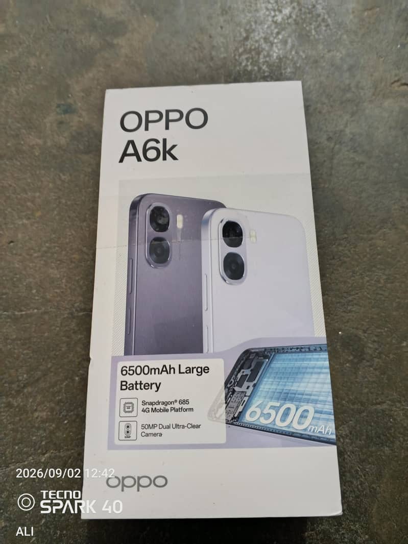 OPPO A6k 0