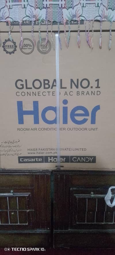 Haier DC inverter AC 1 ton t3 box pack