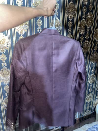3 piece pent coat with tie