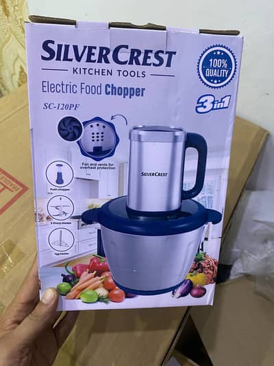 Silver Crest 3 Liter Chopper 1000 watt 6 blades