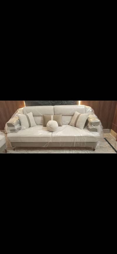brand new 3 seater with superior fabric used