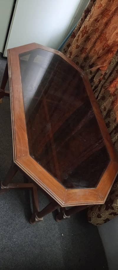 glass table