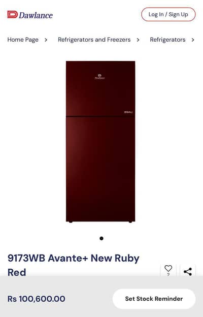 Dawlance 9173 WB Avante Plus Inverter (12 CFT) – 1 Month Used Like New
