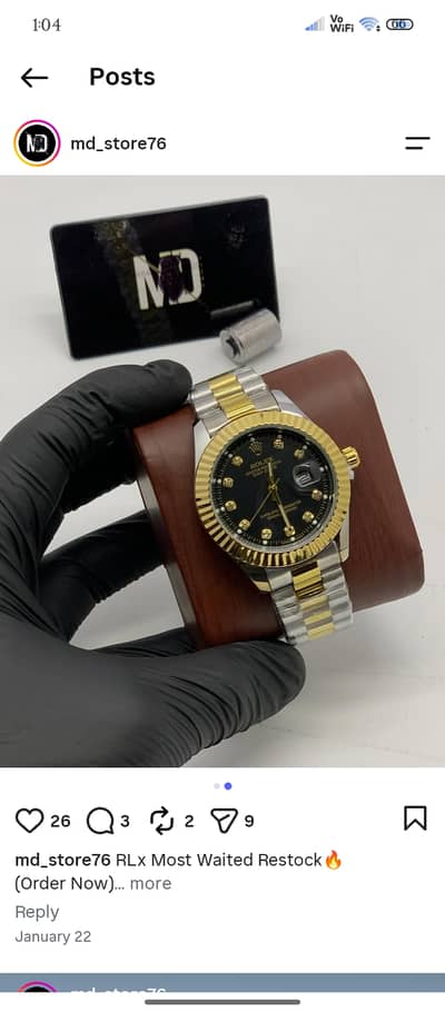 Rolex duplicate watch