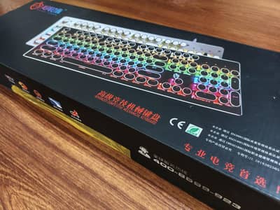 MESIHANGBAZU.  mechanical RGB Keyboard in Black