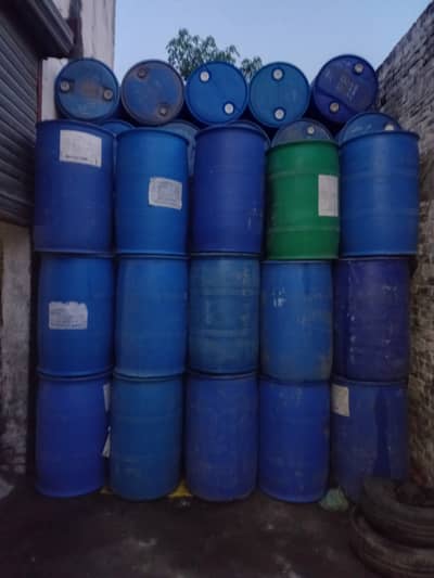 Plastic Khali drum | Empty drum of 200 ltr