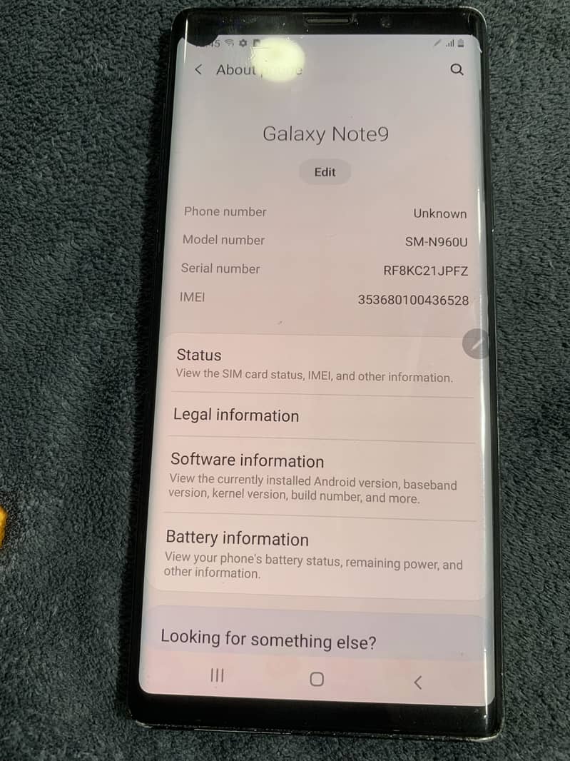 Samsung Mobile Note 9 2