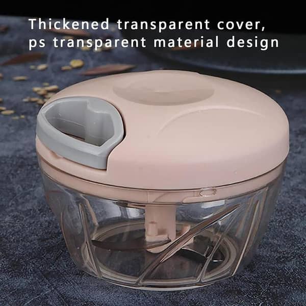 Multifunction Kitchen Food chopper Machine onion chopper Hand Pull Speedy Chopper Turbo Cutter Nicer Dicer Plus Garlic Press small meat Shredders Grinder Mincer Mixer Blender can cut fruits/vegetables/nuts/herbs/onions/garlic/900ML/500ML