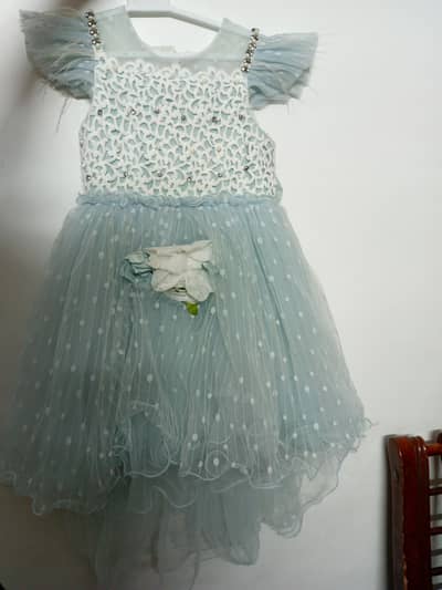 girl dresses in new condition