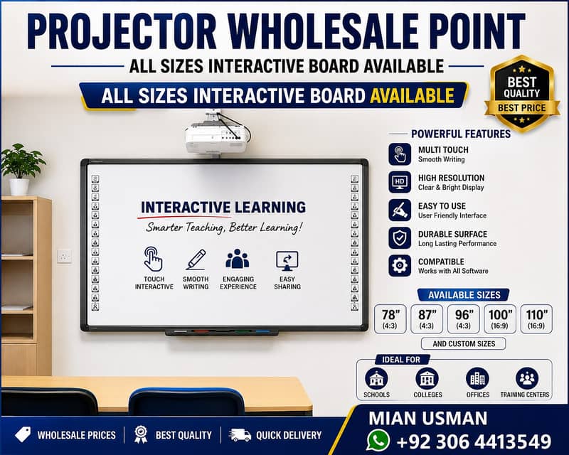 Smart Board, Interactive Board,  Screen Boards, Interactive Screen 0