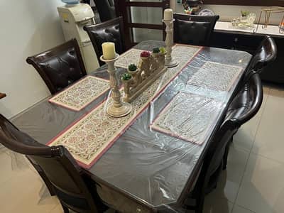 solid wood sheesham, dinning table 6seat set