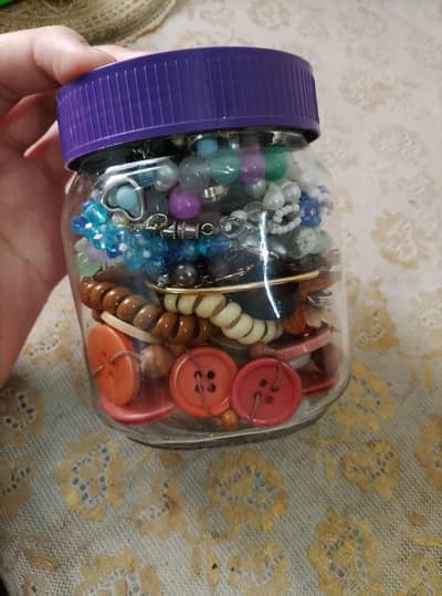 mystery jewelery jar (bracelets,earings,chains, keychain)