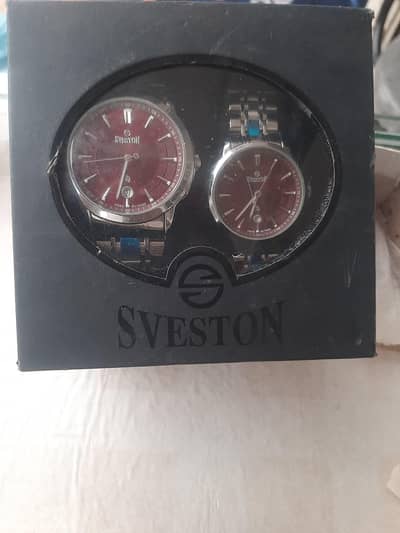 seveston couple & swiss woman watch original brand