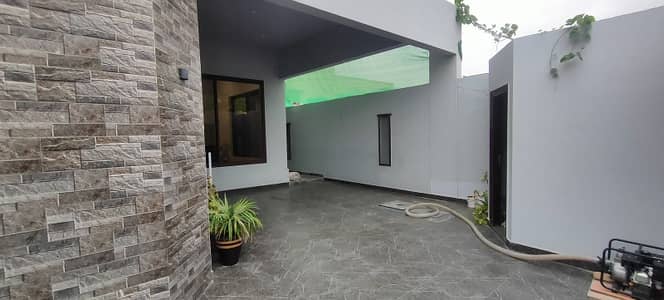 500YARDS MOST LUXURIOUS AND ARCHITECTURE ULTRA MODERN STYLE DOUBLE STORY BUNGALOW GROUND PORTION FOR RENT IN DHA PHASE 8. MOST ELITE CLASS LOCATION IN DHA KARACHI