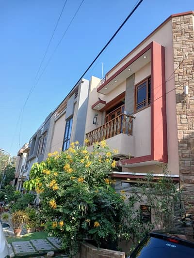 100YARDS ONE YEAR DOUBLE STOREY BUNGALOW FOR SELL IN DHA PHASE 7 EXT